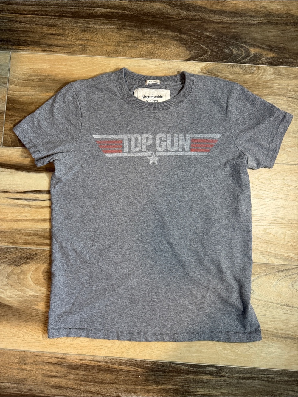 Y2K Vintage Abercrombie & Fitch Top Gun Muscle Tee | 2003
